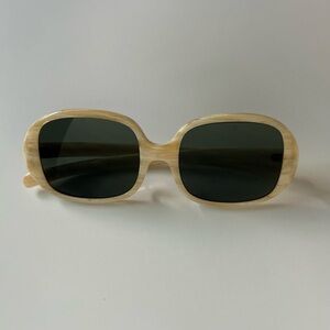 Vintage Ray Ban Kilaine Beige G15 Lenses 1960 Sunglasses